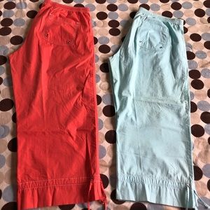 Pair of Danskin lightweight clam diggers